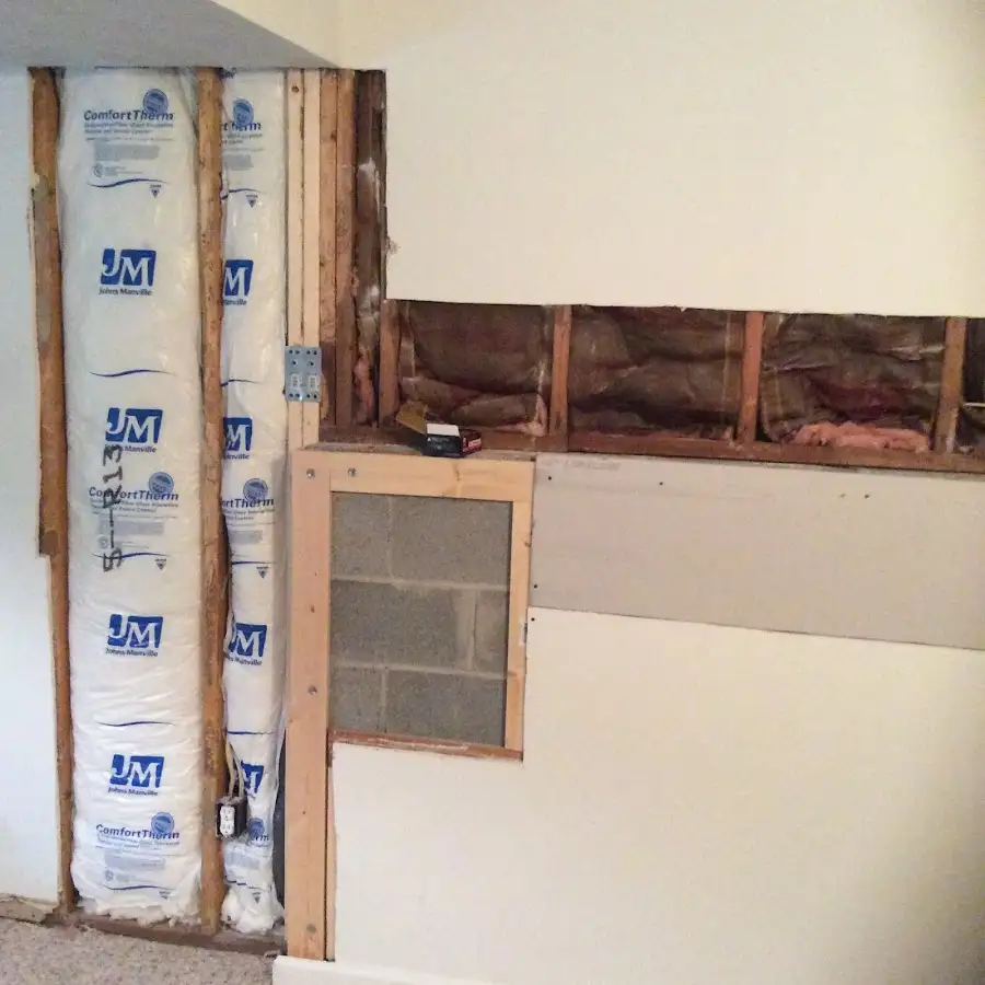 Wall insulation replacement during Odor Removal & Deodorization in Naranja